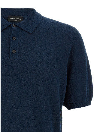 Spongy cotton polo shirt #