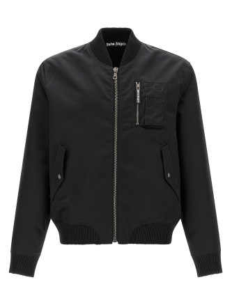 'Curved Logo' bomber jacket