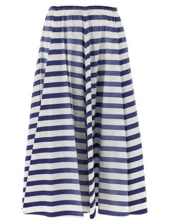 Retro striped skirt