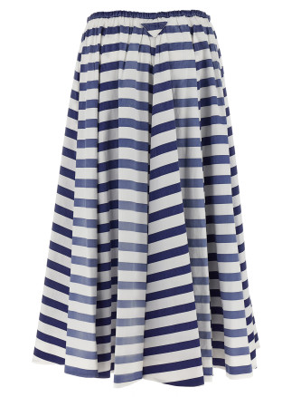 Retro striped skirt #