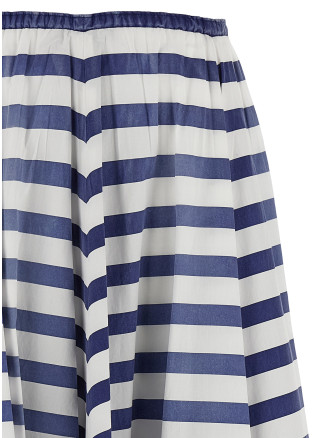 Retro striped skirt #