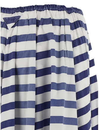 Retro striped skirt #