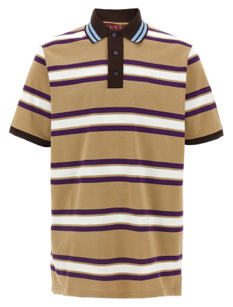 Embossed logo polo shirt