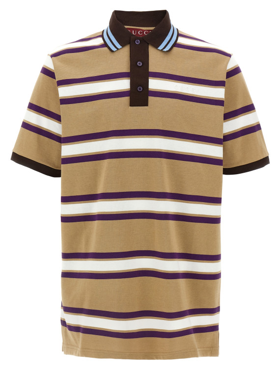 Embossed logo polo shirt #1