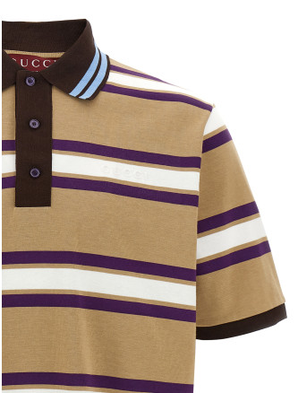 Embossed logo polo shirt #