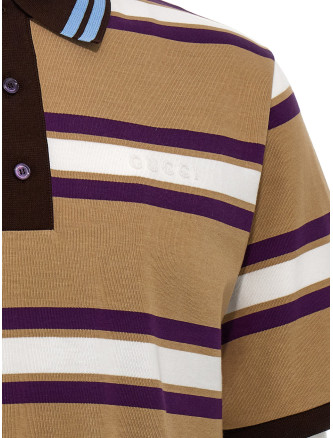 Embossed logo polo shirt #