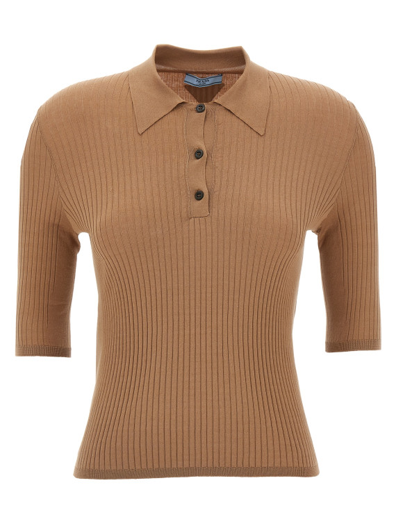 Knitted polo shirt #1