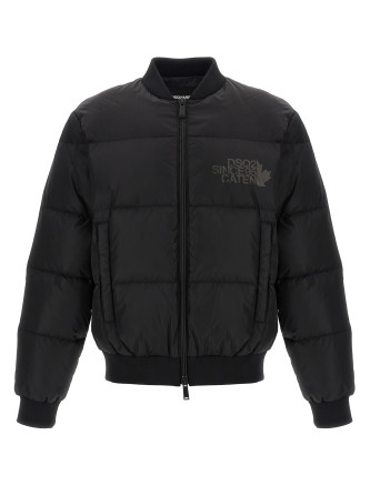 Padded bomber jacket