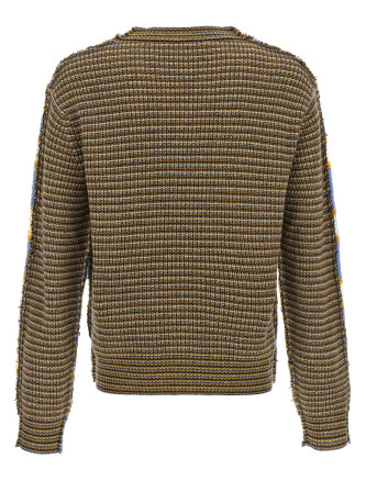 Contrast back sweater #