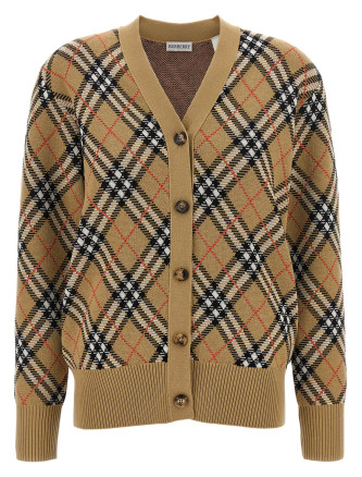 Cardigan Burberry Check