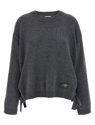 Side laces sweater