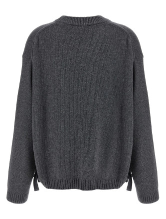 Side laces sweater #