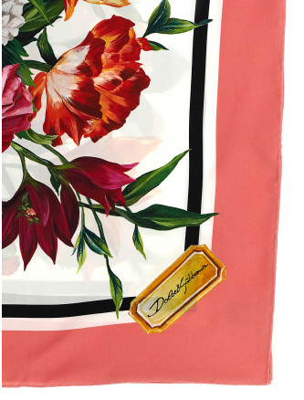 Floral print scarf #