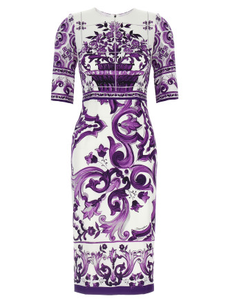 'Maiolica' print dress