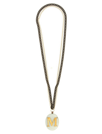 'M' medium necklace