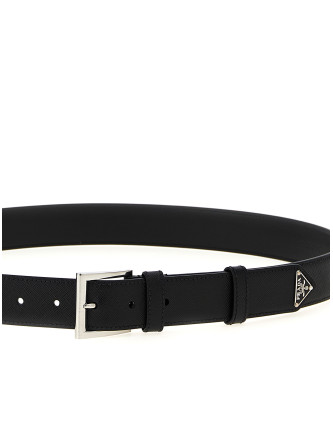 Saffiano leather belt #