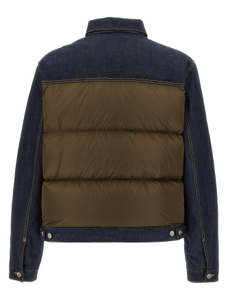 'Hybrid puffer-jeans' jacket #