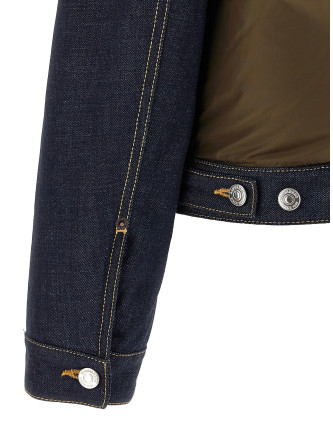 'Hybrid puffer-jeans' jacket #