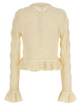 Pointelle cardigan #