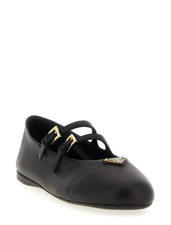 Double strap ballet flats #