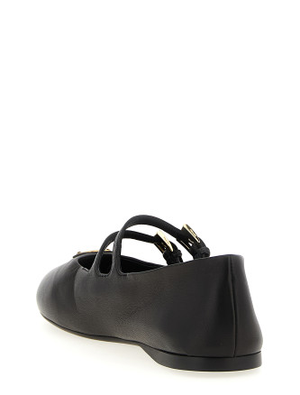 Double strap ballet flats #