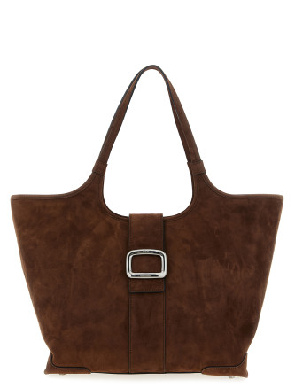 Medium 'Viv' Choc' shopping bag