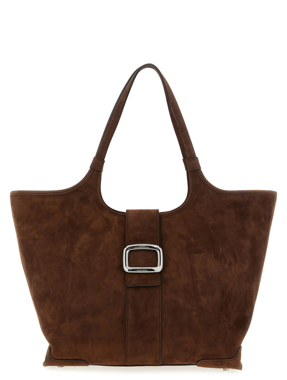 Medium 'Viv' Choc' shopping bag #1