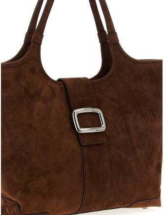 Medium 'Viv' Choc' shopping bag #