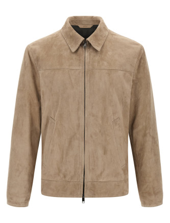 Suede blouson