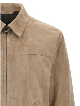 Suede blouson #