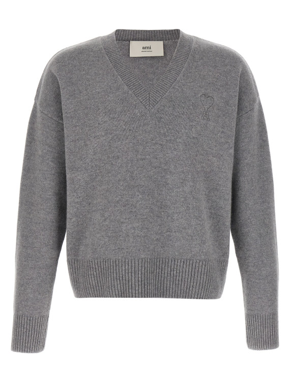 Puff logo patch sweater #1