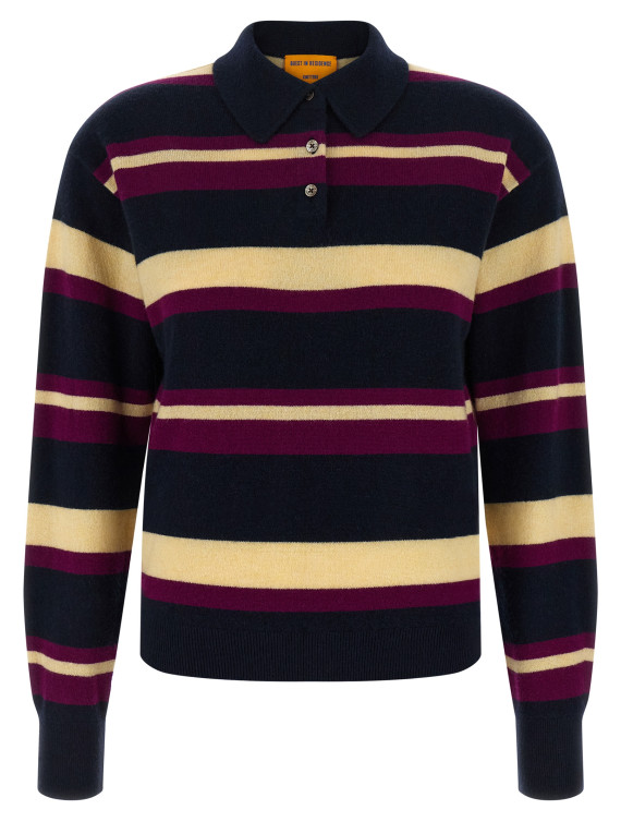 'Collegiate Stripe' polo shirt #1