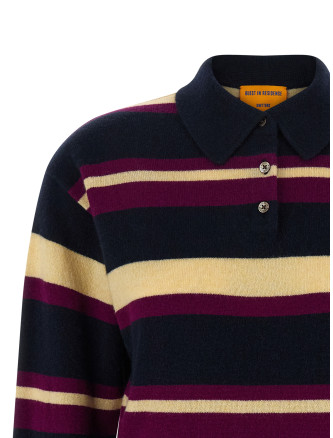 'Collegiate Stripe' polo shirt #