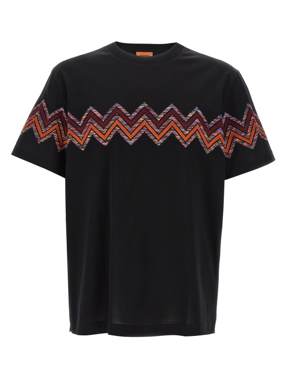 'Zig Zag' jacquard t-shirt #1