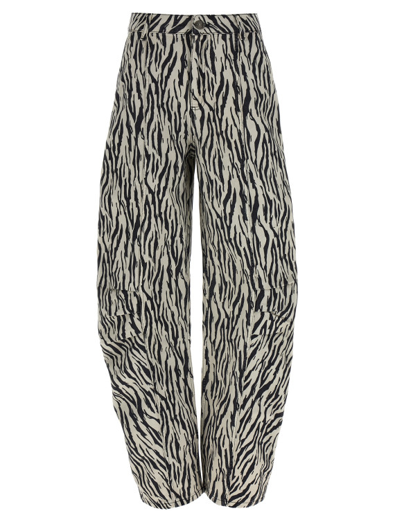 'Printed Twill Cargo' pants #1