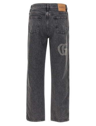 Lasered Double G jeans #