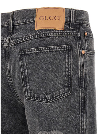 Lasered Double G jeans #