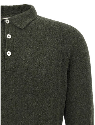 Bouclé cotton polo shirt #