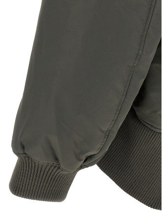 'Curved Hem' bomber jacket #