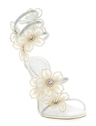 'Peach Flower' sandals #