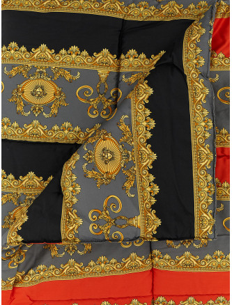 'I ♡ Baroque' double face quilt #