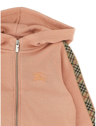 'Elin Check Tape' hoodie #