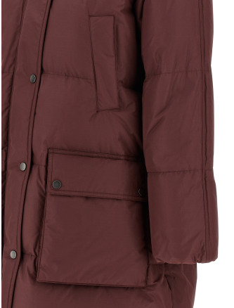 'Shiny Zipper Pull' down jacket #
