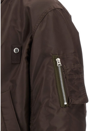 Hooded bomber jacket #