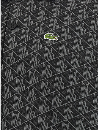 Jacquard monogram polo shirt #