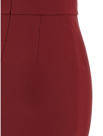 'V-Wire Bra Maxi' dress #