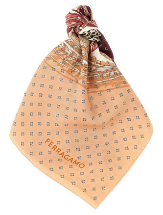 'Madras' print scarf