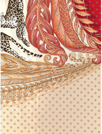 'Madras' print scarf #