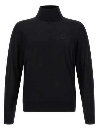 Wool turtleneck sweater