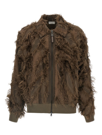 'Dracaena' fil coupé bomber jacket